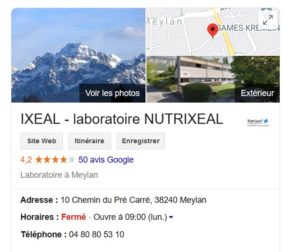 google my business nutrixeal